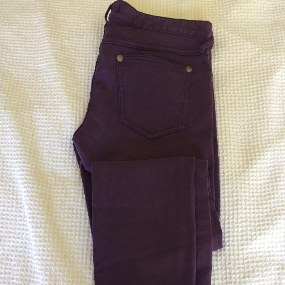 Free people purple ankle jean.